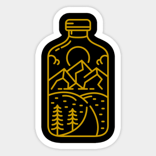 Bottle Adventure Sticker